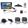 7 Zoll 2 Kanal Car Monitor System Voice Control mit Starlight -Nachtsichtkamera