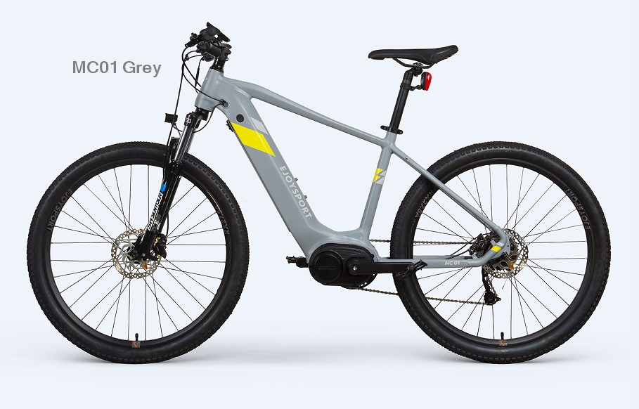 Grey Assist Hybrid Electric Bike