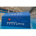 High-quality Relief Tents for Emergency Response Blue Oxford Inflatable Medical Tent Manufactory
