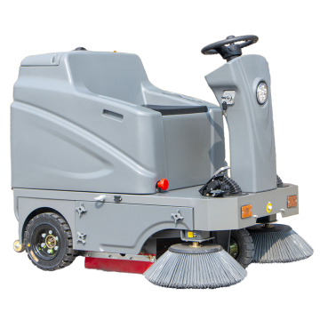 Professional Automatic Industrial Floor Cleaning Sweeper Ride On Floor Sweeper Machine