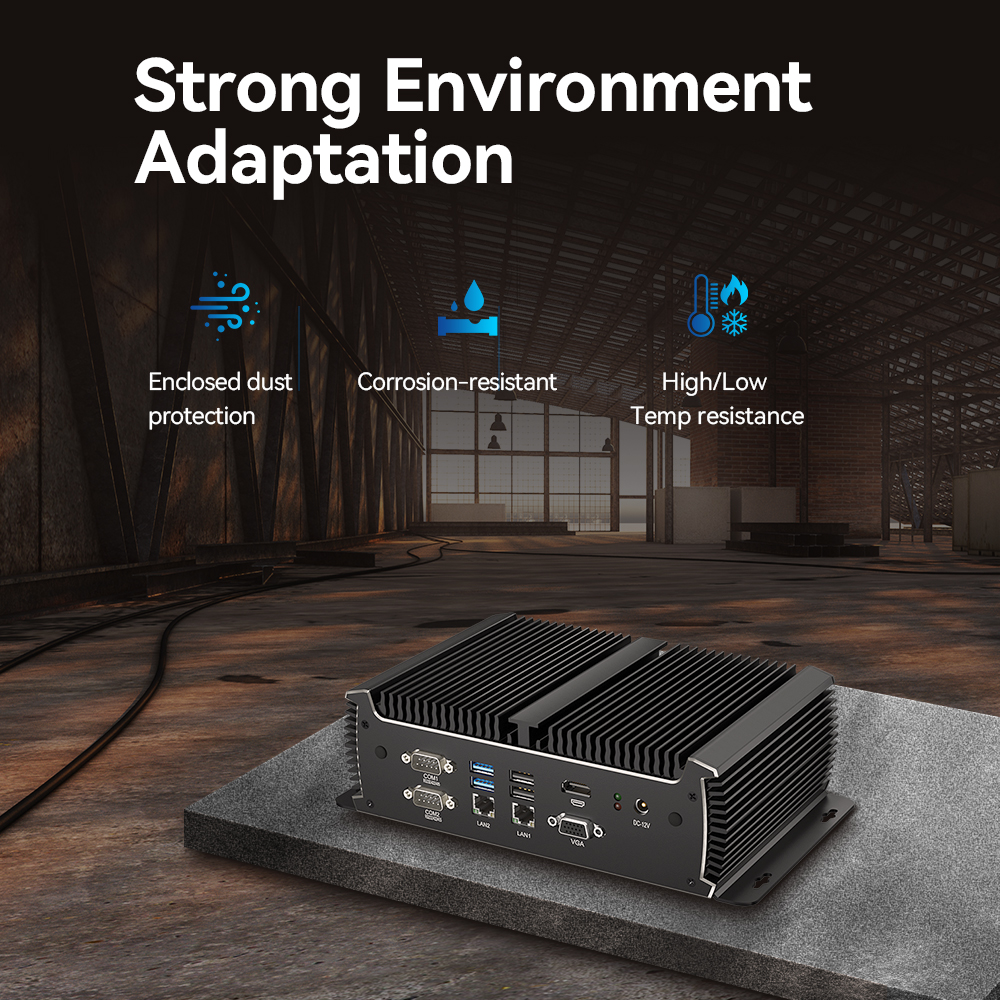 X89 Dual LAN 6COM Fanless Industrial PC