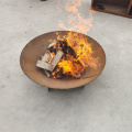 Portable and assemblable Corten Steel Fire Pit