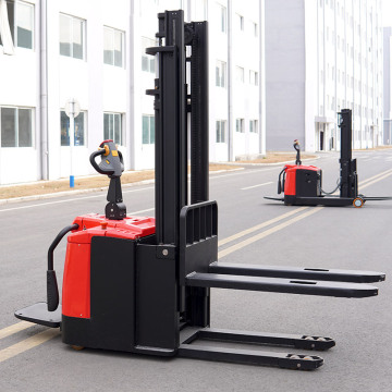 2-Ton Hydraulic Stacking Truck - Manual Hydraulic Forklift for Lifting and Stacking