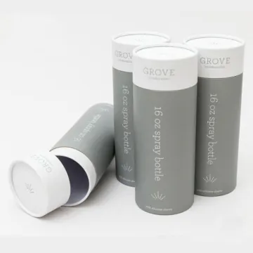 High Quality Cosmetics Paper Round Cylinder Box