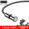 Magnetic Micro Usb Cable 3-In-1 540 Rotate Magnetic USB Charging Cable Factory