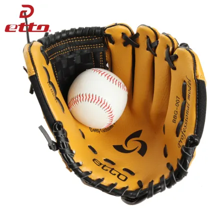 Etto 10 Inches Children Baseball Gloves Left Hand Softball Glove High Quality Baseball Training Glove For Kid Child HOB001Z