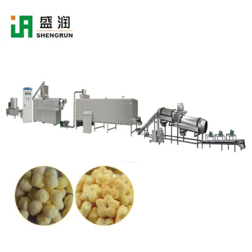 Corn Puffs Puffed Corn Chips Snack Production Machinery