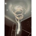 luxury large project crystal chandelier for hotel lobby