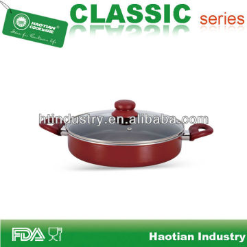 Round grill pan with DYFLON coating