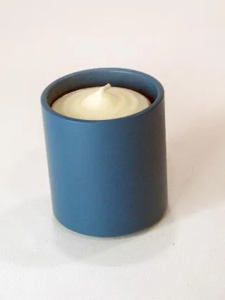 Cylinder green gift Christmas candle decorations