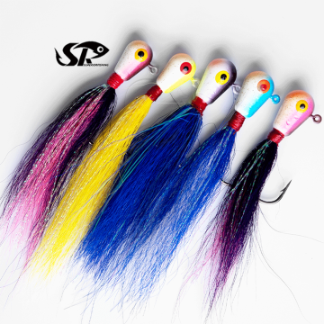 Buck Tail Jig Heads - SuperiorFishing Pro Runner Lead Jigs DT06