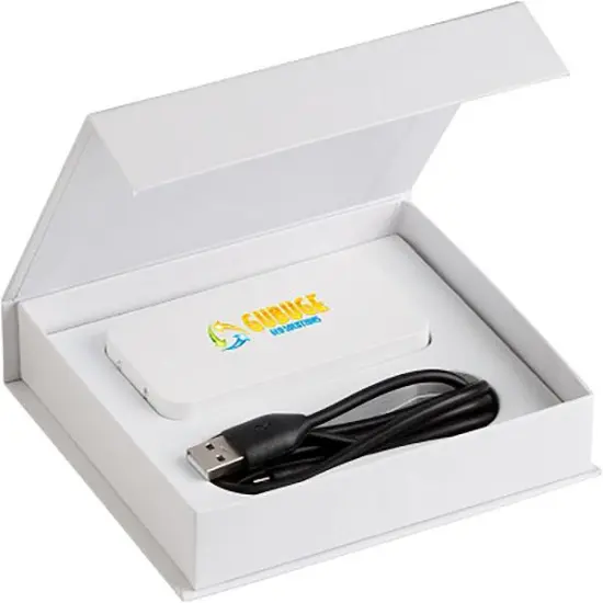 Custom Power Bank Book Shape Gift Paper Box