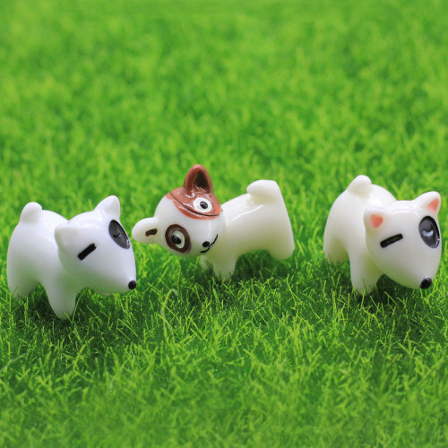 Multi diseño resina 3D encantos de perro lindo cachorro Animal Diy decoración artesanías figuras artificiales adorno para el hogar