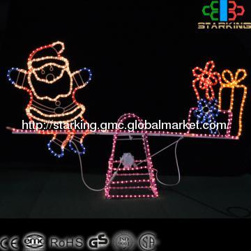 LED Weihnachtsmann Motiv Licht