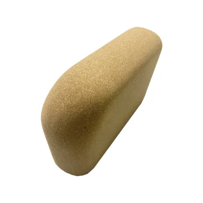 Custom Print Round Corner Curved Cork Yoga Bricks and Blocks