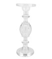 Clear Glass Candle Holder Set Candle Holders