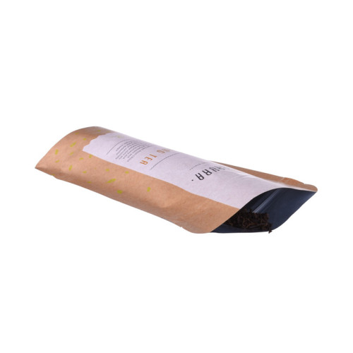 Биоразлагаемая крафта -бумажная бумага Алюминиевая кофейная упаковка