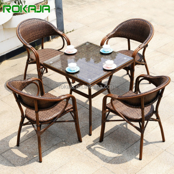 Set di rattan PE all'aperto - mobili rattan impermeabili per giardino e patio
