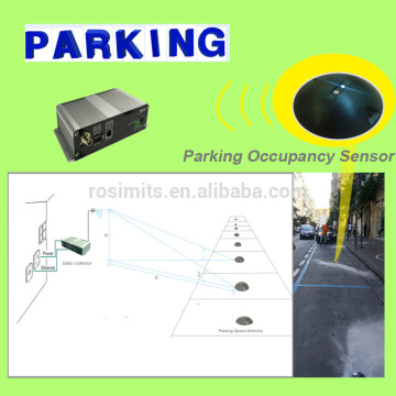 ROSIM and LoRa Tech Wireless Parking Space Occupancy Sensor for roadside parking