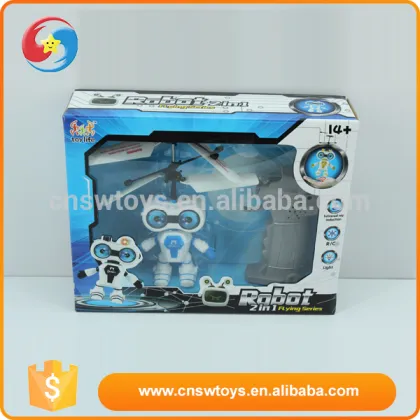 YK0807845 Remote control / Hand control flying robot mini rc robot