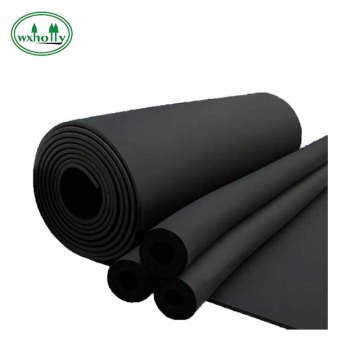 40mm flexible nbr rubber insulation foam sheet roller
