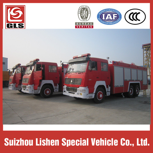 Vends 6x4 howo incendie camion de combat 15ton