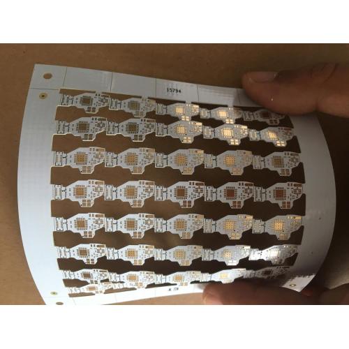 ENIG PCB with 0.4mm thickness  white solder