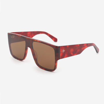 Pilot Oversize Acetate Unisex Sunglasses 24A8057