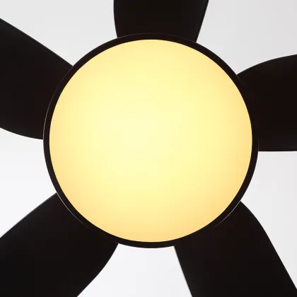 Copper Motor Modern Ceiling Fan Lights for Home Decoration