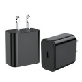 Black White Type C Pd 18W Charger