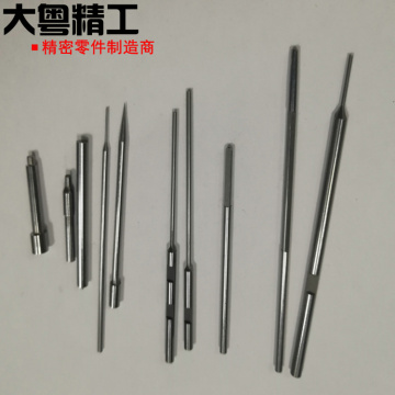 Hardened steel mandrel machining precision motor shaft