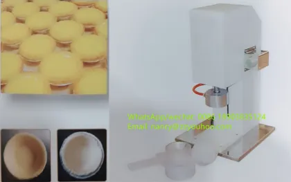 Automated Commercial Egg Tart Biscuit Shell Machine: Mini Tarte Maker & Tart Moulding Equipment