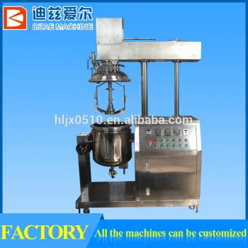 100L bidirectional vacuum emulsifying make-up mixer