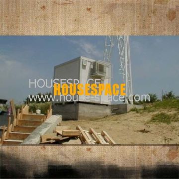 Cozy  Modern Modular House Concrete Sandwich Panel And Stainless Steel Staircase