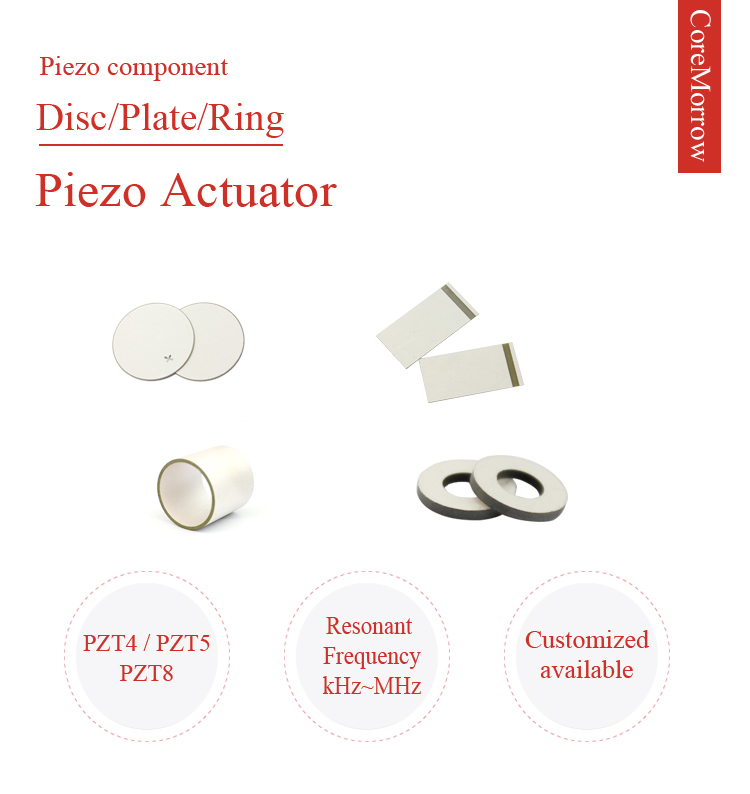Piezo Disc Module Coremorrow Provides Piezoelectric Components(piezo Disc/plate/ring ...