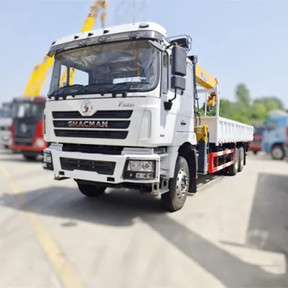 Shacman Truck with XCMG 12tons Straight-arms Crane Truck