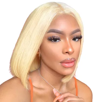 Cheap Wholesale 613 Blonde Raw Brazilian Human Hair 4x4 Hd Full Lace Front Wig Vendor For Black Women Human Hair 613 Lace Wig