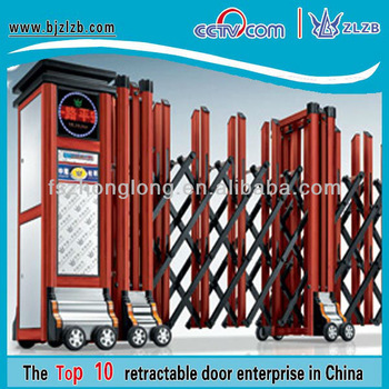 Electrically operated security gate