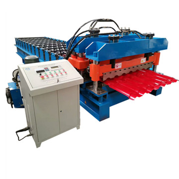 Zinc glazed tile roofing sheet making machine