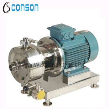 Stainless steel high speed shear emulsion pump
