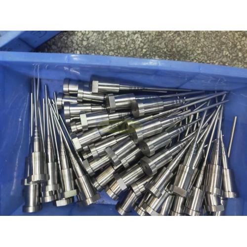 Plastic blow mold components machining 1.2343 core pins