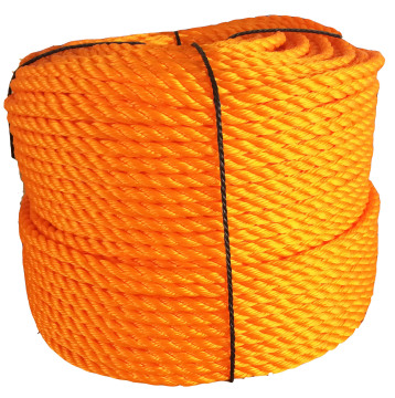 Orange Polyethylene Rope, 3 Strands Twisted PE Rope for Philippines Markets