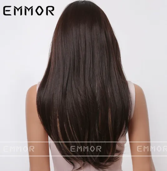 AliLeader Clip In Bangs Hand Tied Human Hair