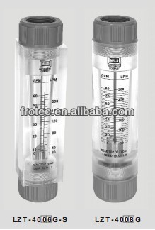 plastic water flow meter for water treatment equipment