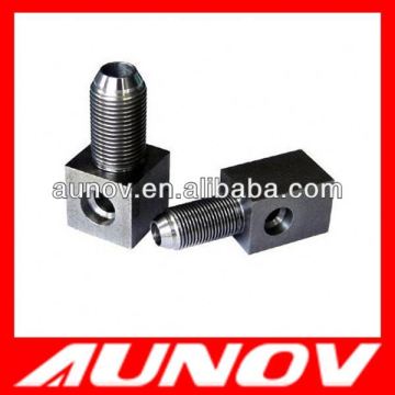 Tin plated 2017 aluminm lathe machining steel part