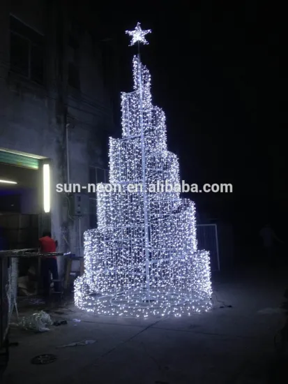 Led Spiral Tree White Outdoor Lighted Christmas Cone Trees Giant Christmas Tree With Top Star