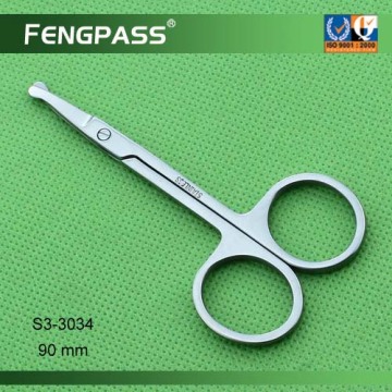 S3-3034 Stainless Steel Makeup Vibrissa Scissors Beauty Scissors