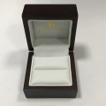 Кольцевая коробка для кольца с логотипом на заказ
