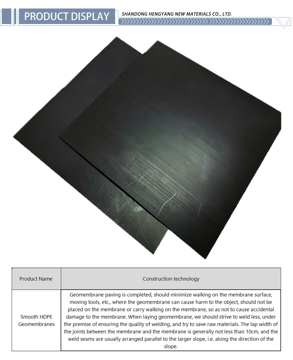 Smooth HDPE Geomembranes 35-X