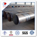 EN10219 S235JRH SSAW carbono tubos de acero
